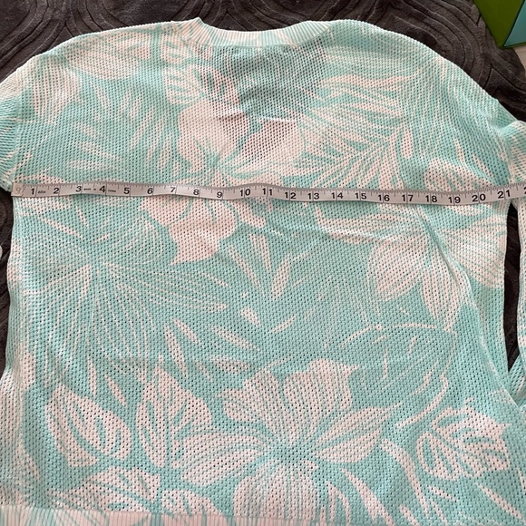 Tommy Bahama Tropical Floral Beach Sweater S - Picture 6 of 9